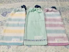 おりこうエプロン☆一重☆かわいいネームタグ星タオルエプロン☆ボーダーねこ