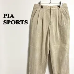 PIA SPORTS コーデュロイパンツ　ベージュ　ゴルフ　ボトムス　カジュアル