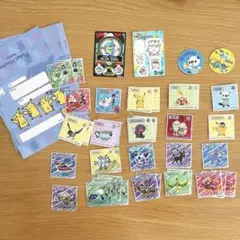 【まとめ売り　セット売り】ポケットモンスター　ポケモン　シール　当時物　いろいろのサムネイル