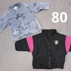 ディズニー ミニーアウター Gジャン ナイロンパーカー H&M バースデイ 春服