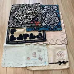 【中古品】タオルハンカチセット 6枚セット