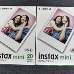 富士フイルム　インスタックスミニ　チェキ用フィルム　20枚入 × 2個