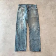 リーバイス501 Levis W30 ブルーデニム 青 ヒゲ 古着 15798