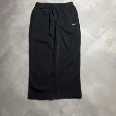 極太 NIKE ナイキ　スウェットパンツ　黒　ブラック　フェード　ワイド y2k