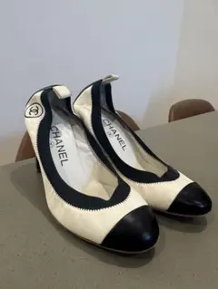 ル*イ様 CHANEL シャネル ミュール サンダル 38 バイカラー - メルカリ
