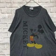 USA製90sヴィンテージTシャツ！シングルステッチ　グレー半袖古着　XL73