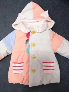 ベイビーチアー　猫耳アウター 80cm