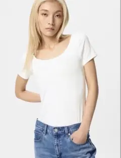 カップ付きtシャツ エアリズムブラTシャツ半袖 ユニクロ レディース Sサイズ