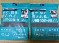 ワークマン メディヒール リカバリーウェア 半袖&パンツセット　ネイビー　３Ｌ