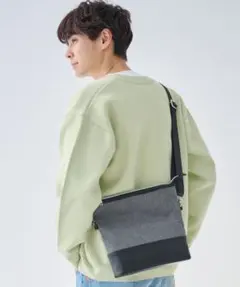Arnold Palmer ショルダーバッグ グレー×ブラック　　新品のサムネイル