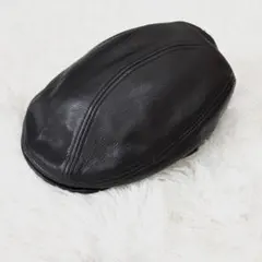 NEW YORK HAT ハンチング レザー ブラック ニューヨークハット