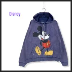 USA ホンジュラス製 Disney ビンテージ フルジップ パーカー ミッキー