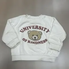 ZARA クマ刺繍 トレーナー 12-18ヶ月