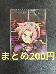 NARUTO 忍界シールウエハース　春野サクラ　にふぉるめーしょん　SR ナルト