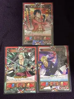 ワンピース キズナブーストカードバトル ルフィ ゾロ サンジ プロモ