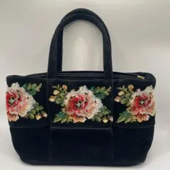540 フェイラー　FEILER ハンドバッグ　トート　花柄　シュニール織