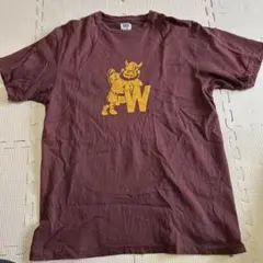 DUBBLE WORKS Tシャツ　エンジ色　ワイン色　XL 瞬間セール