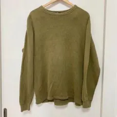 即日発送 beams トップス セーター カーキ オリーブ メンズ レディース