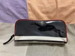 kate spade ストライプポーチ