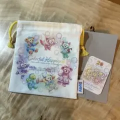 ダッフィー カラフルハピネス 巾着 バラ売り おまけつき