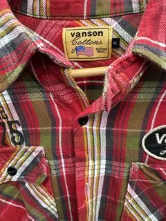 vanson チェック柄ネルシャツ M アメカジのサムネイル