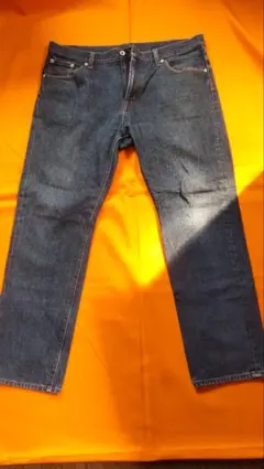 GUダークブルーデニムジーンズ メンズ