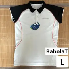 【新品/訳あり】BabolaT ポロシャツ　Lサイズ　レディース　テニスのサムネイル