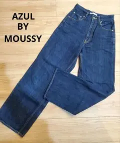 AZUL BY MOUSSY ワイドデニムパンツ レディース26