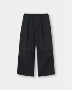 GUカーゴパンツブラック