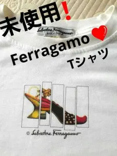 【専用】未使用❗Salvatore Ferragamo❤️ロゴ入りTシャツ　レアのサムネイル