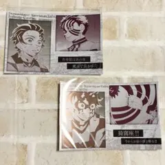 鬼滅の刃　ダイニング　お楽しみくじ　メタリックポストカ 炭治郎＆猗窩座2枚セット