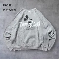 柴田様専用2151 古着Hanes Disneylandスウェット短丈ミッキーマ