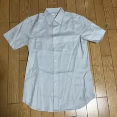 Mサイズ スリムフィット 半袖シャツ ライトグレー