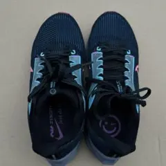 NIKE Air Zoom スニーカー ブラック/ブルー23cm