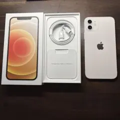 【美品】iPhone12 64GB ホワイト 新品付属品あり