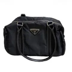 PRADA ハンドバッグ ナイロン ブラックのサムネイル