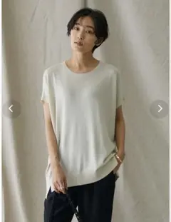 AMERICAN HOLIC 強撚ノースリーブニット M レーヨン混 ゆったりのサムネイル
