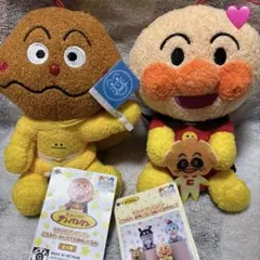 【美品】それいけ！アンパンマン ころふわ ぬいぐるみ カレーパンマン　2体セットのサムネイル
