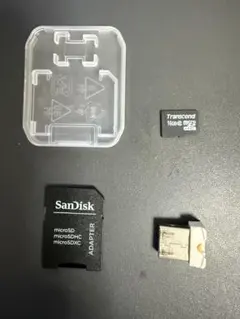 Transcend 16GB MicroSD＋2種類のアダプター