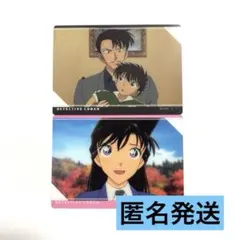 名探偵コナン 場面写クリアカード 黒羽快斗 怪盗キッド 毛利蘭