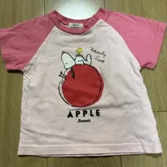 スヌーピー ベビーキッズTシャツ サイズ80 ピンクのサムネイル