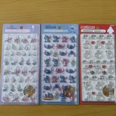 正規品　ボンボンドロップシール スティッチ　ヤングオイスター　ベイマックス