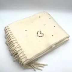 フルラ　FURLA マフラー　カシミヤ　アイボリー 管理番号b003