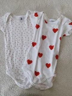 プチバトー　肌着　2枚