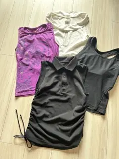 プーマ、アディダス、ユニクロ　ヨガピラティスウェア4枚セット