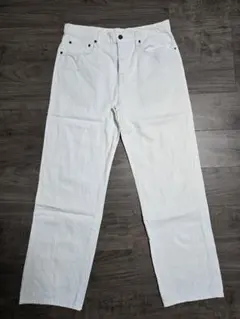 ZARA ストレートフィットデニムパンツ（コットン-ヘンプ）