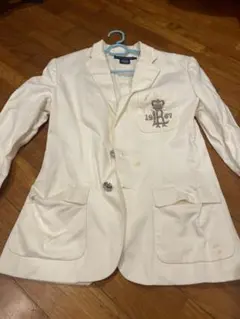 汚れあり特価　POLO RALPH LAUREN テーラードジャケット ホワイト