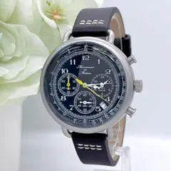 サルバトーレマーラ SM21107-1 クロノ 黒 ローズゴールド メンズ 