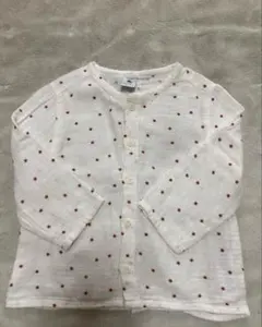 プチバトー星柄ブラウス