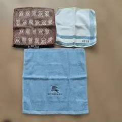 タオルハンカチ 3枚セット R.ROSSI ELLE BURBERRYのサムネイル